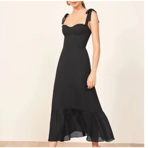 Reformation Nikita Dress in Black